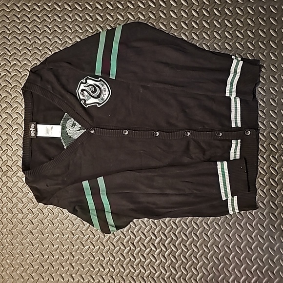 Harry Potter Slytherin cardigan size M - Picture 2 of 5